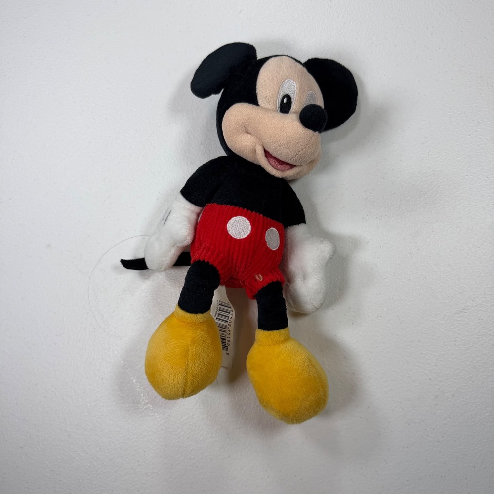 Disney Mickey Mouse Plush Unisex Small Red Excellent Corduroy Shorts Toy